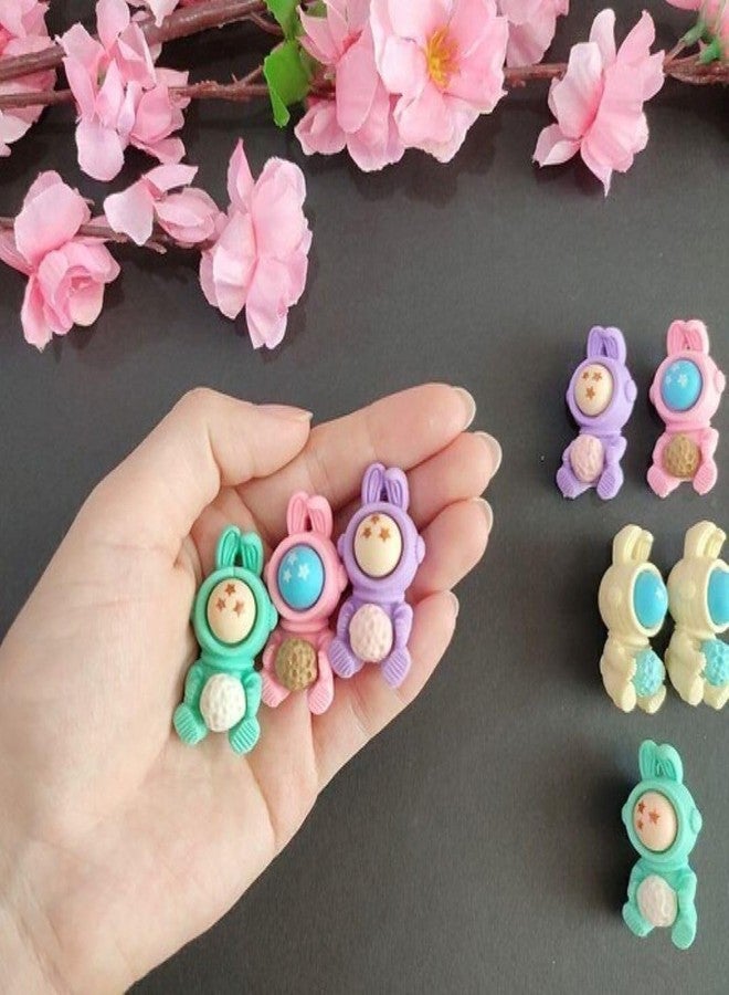 QIPS Planet Rabbit 3D Erasers for Kids - Set of 36 - Image 3